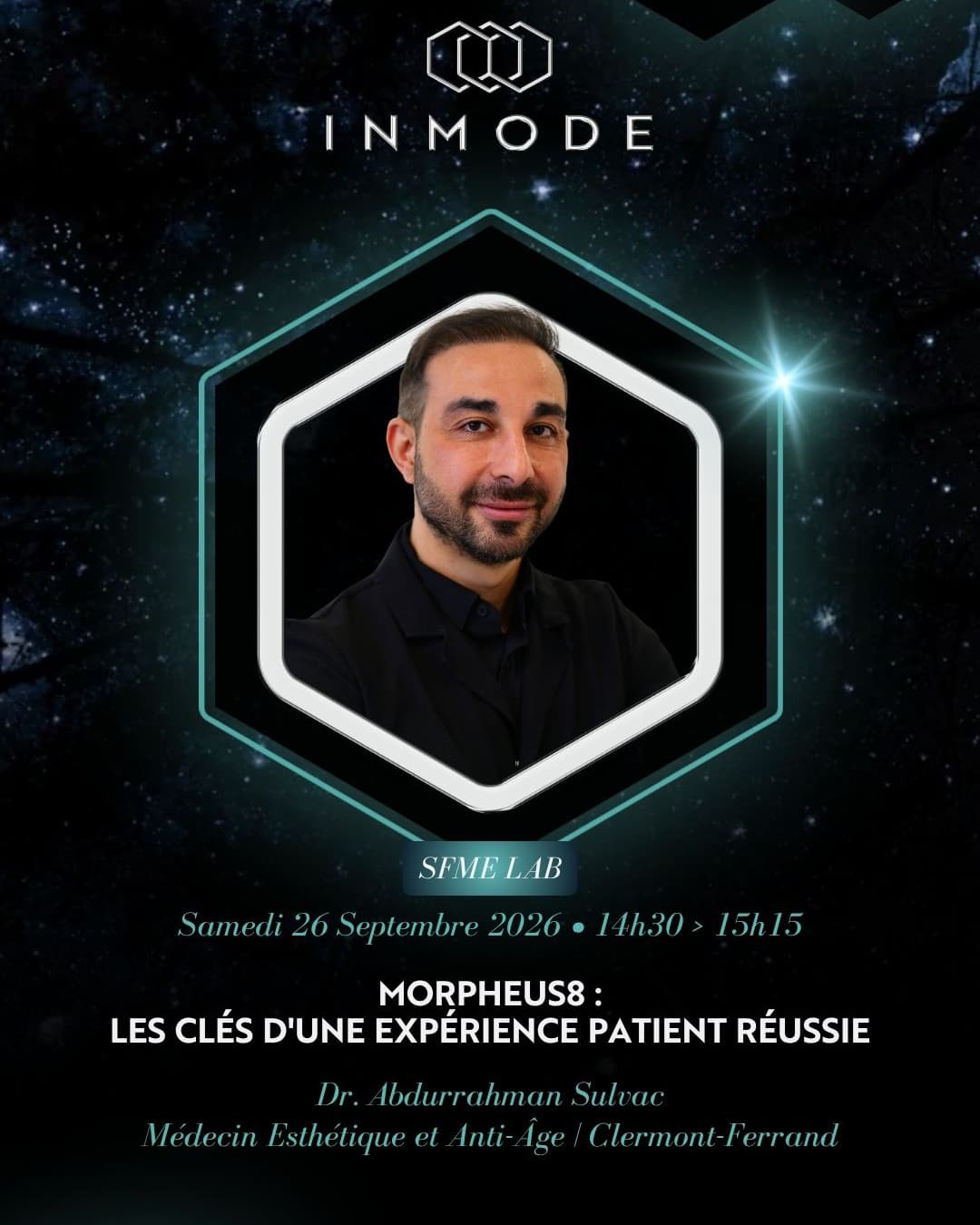 Affiche : Atelier Morpheus8 — « Morpheus8 : les clés d'une expérience patient réussie »