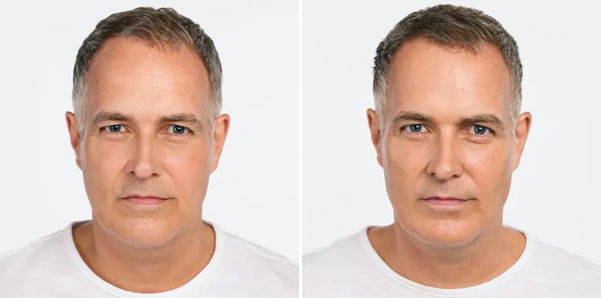 Inducteurs de collagène : résultat avant et après, cas 21