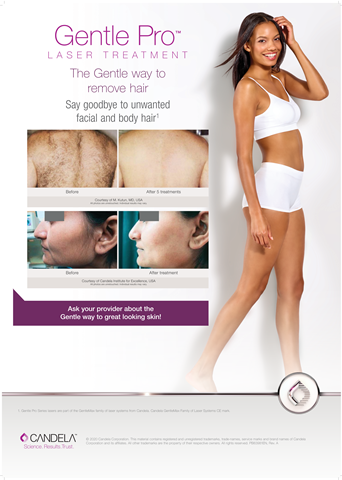 epilation gentle max pro plus glx dos visage femme et homme